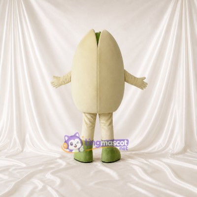 Pistachio Mascot Costume Full Body for Adults Food Events