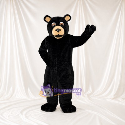 Tan Muzzle Bear Mascot Costume Full Body for Adults School Events