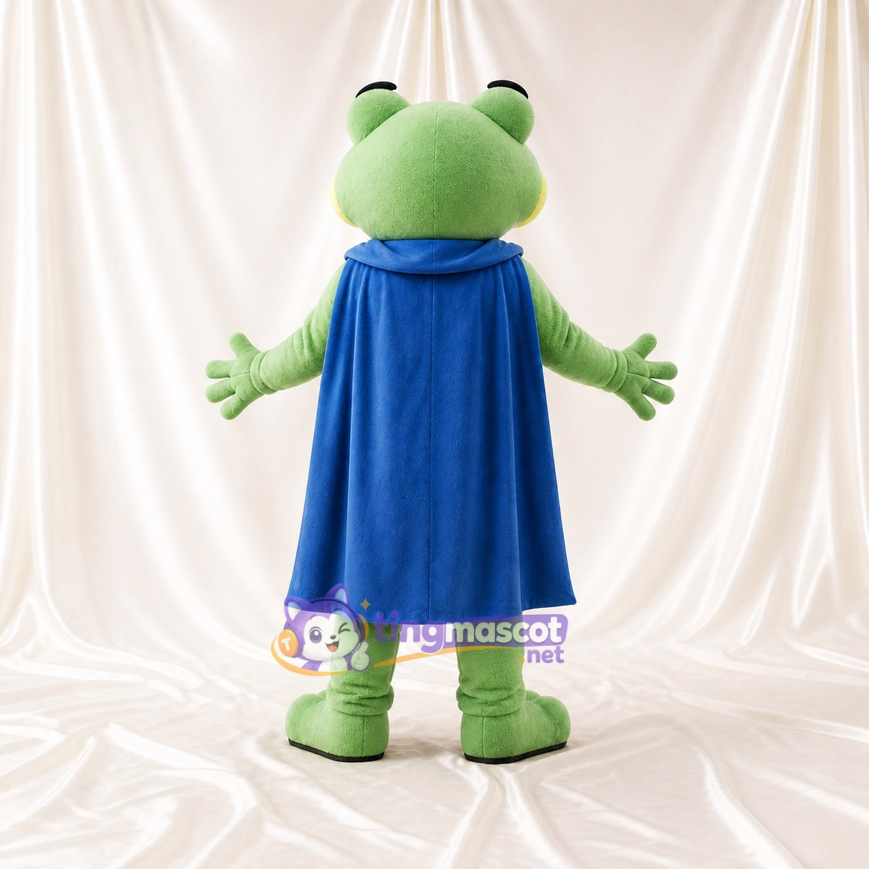Frog Hero Mascot Costume Full Body for Adults Charity Events Frog Hero Mascot Costume Full Body for Adults Charity Events