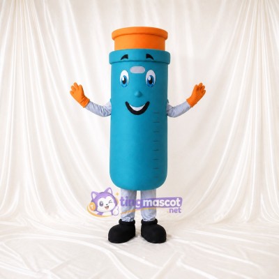 Measuring Tube Mascot Costume Full Body for Adults School Events