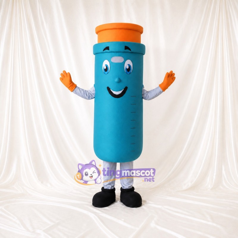 Measuring Tube Mascot Costume Full Body for Adults School Events