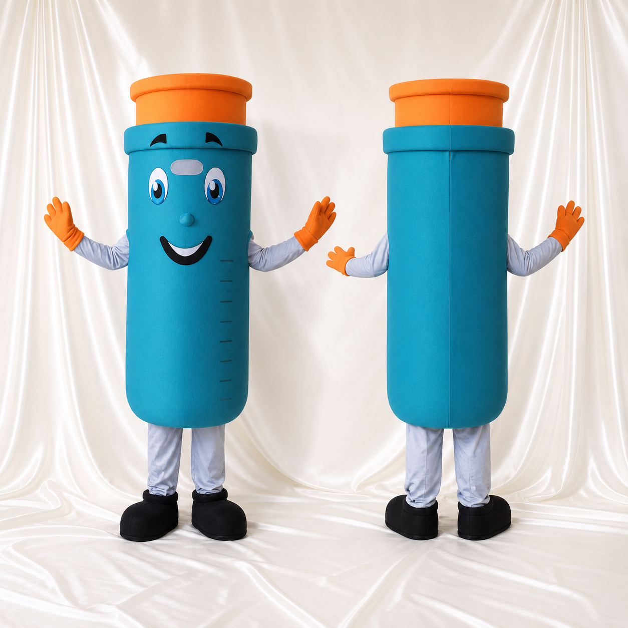Measuring Tube Mascot Costume Full Body for Adults School Events Measuring Tube Mascot Costume Full Body for Adults School Events