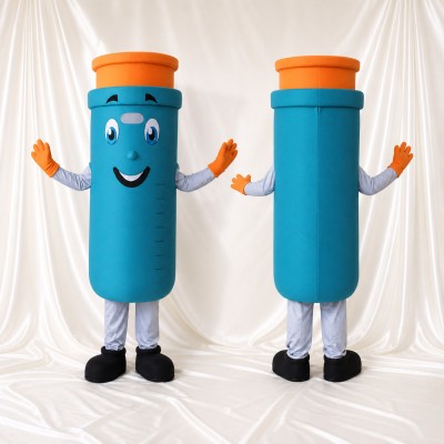 Measuring Tube Mascot Costume Full Body for Adults School Events