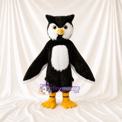 Broad Feather Owl Mascot Costume Full Body for Adults School Events