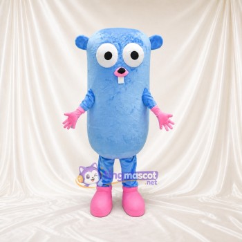 Round Creature Mascot Costume Full Body for Adults School Events