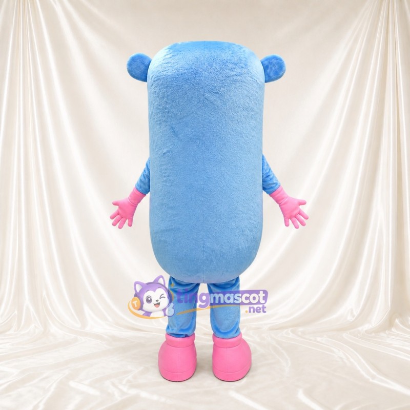 Round Creature Mascot Costume Full Body for Adults School Events