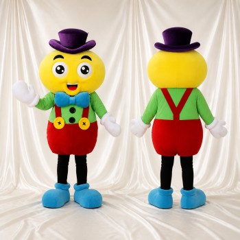 Gentleman Jouet Costume de mascotte intégral pour adultes Événements scolaires