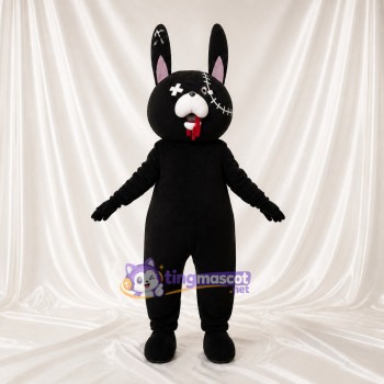 Lapin Long et Droit Costume de mascotte intégral pour adultes Événements scolaires