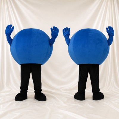 Round Character Mascot Costume Full Body for Adults Trade Shows