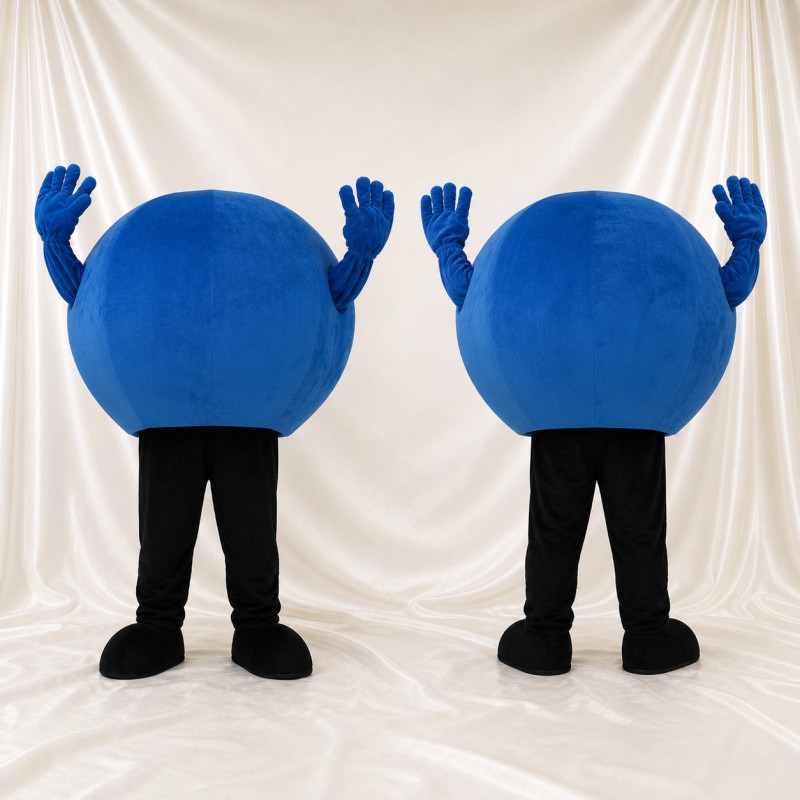 Round Character Mascot Costume Full Body for Adults Trade Shows