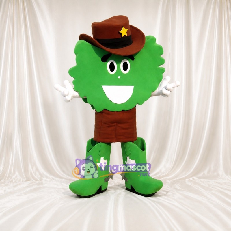 Sheriff Bush Mascot Costume Full Body for Adults School Events