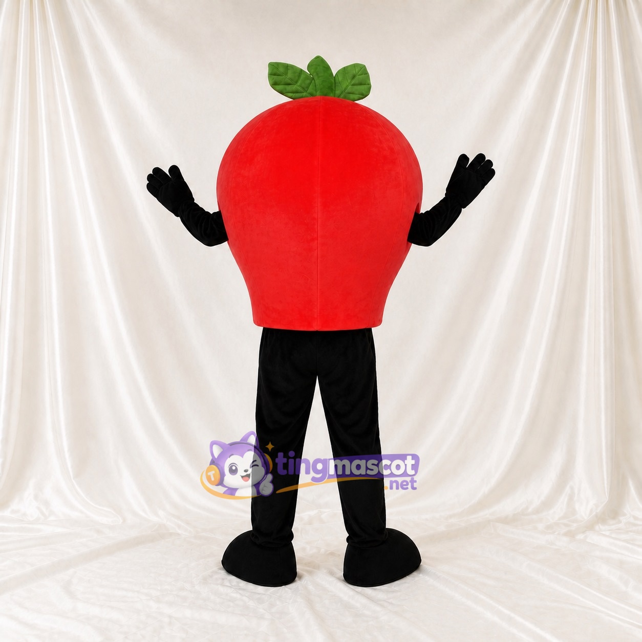 Fruit Leaf Apple Mascot Costume Full Body for Adults School Events Fruit Leaf Apple Mascot Costume Full Body for Adults School Events