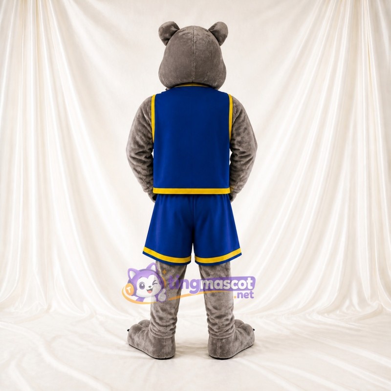 Bulldog Athlete Mascot Costume Full Body for Adults Sports Events