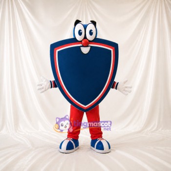 Shield Mascot Costume Full Body for Adults Sports Events