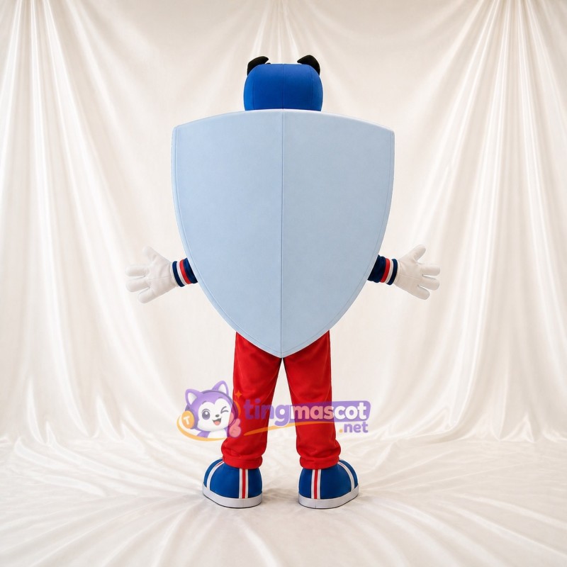 Shield Mascot Costume Full Body for Adults Sports Events