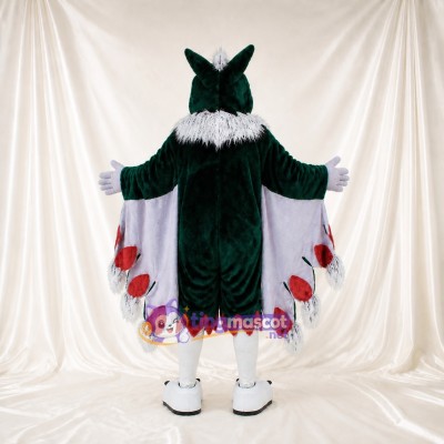 Dark Green Eagle Mascot Costume Full Body for Adults Sports Events