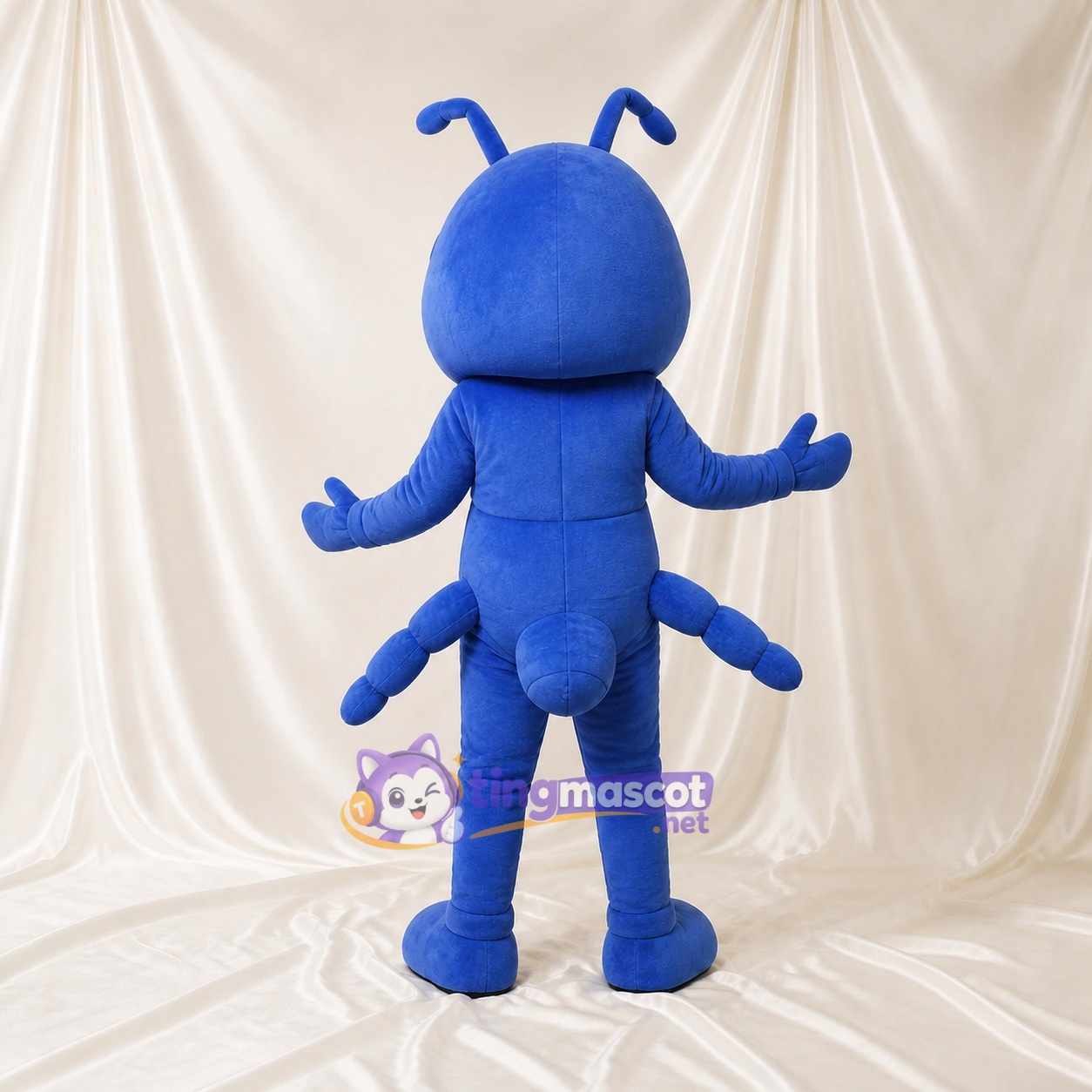 Königsblaue Ameise Maskottchenkostüm Ganzkörper für Erwachsene Schulveranstaltungen Königsblaue Ameise Maskottchenkostüm Ganzkörper für Erwachsene Schulveranstaltungen