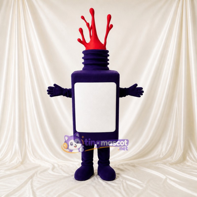 Ink Bottle Mascot Costume Full Body for Adults School Events