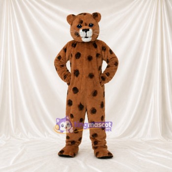Cheetah Mascot Costume Full Body for Adults School Events