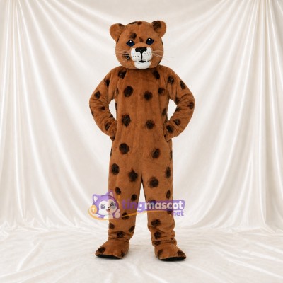 Cheetah Mascot Costume Full Body for Adults School Events