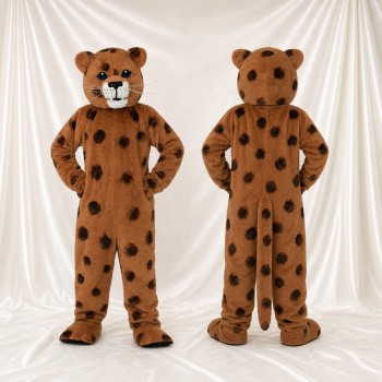 Cheetah Mascot Costume Full Body for Adults School Events