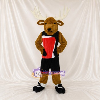 Athlète Cerf Costume de mascotte intégral pour adultes Événements sportifs