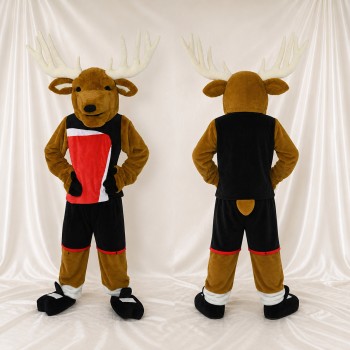 Athlète Cerf Costume de mascotte intégral pour adultes Événements sportifs