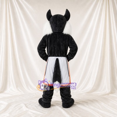Wolf Athlete Mascot Costume Full Body for Adults Sports Events