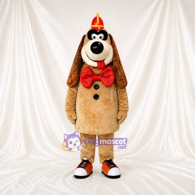 Party Dog Mascot Costume Full Body for Adults School Events