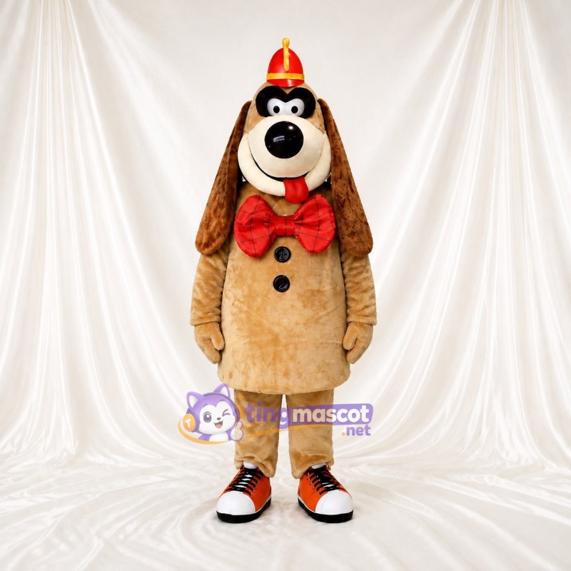Party Dog Mascot Costume Full Body for Adults School Events