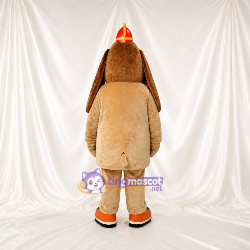Party Dog Mascot Costume Full Body for Adults School Events