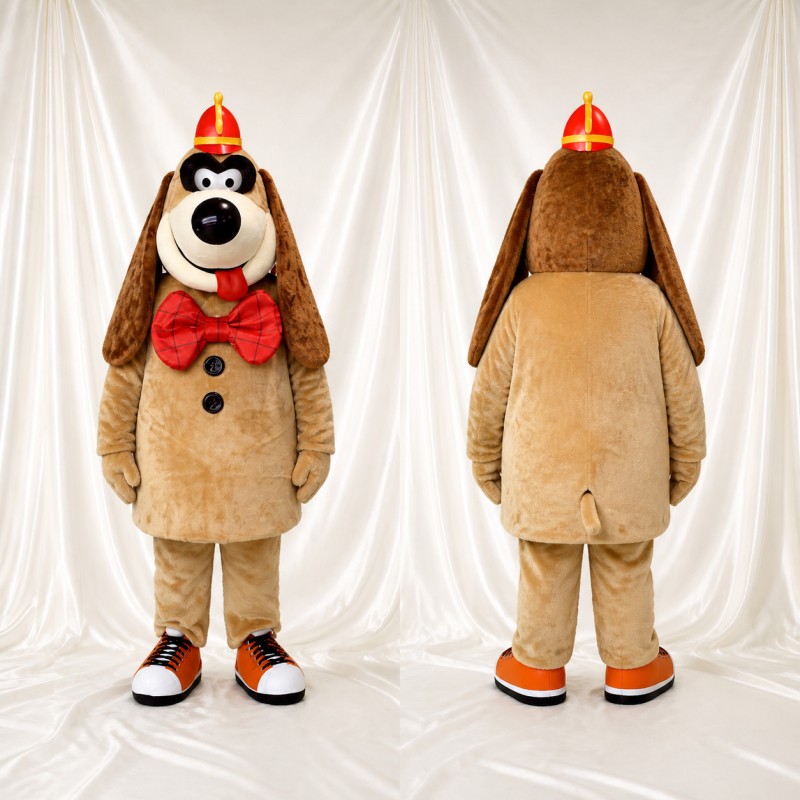 Party Dog Mascot Costume Full Body for Adults School Events