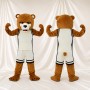 Bear Athlete Mascot Costume Full Body for Adults Sports Events