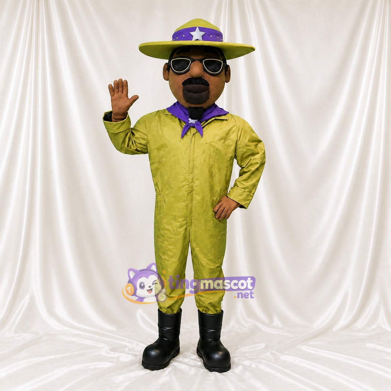 Garde Forestier Costume de mascotte intégral pour adultes Événements en Plein Air Garde Forestier Costume de mascotte intégral pour adultes Événements en Plein Air