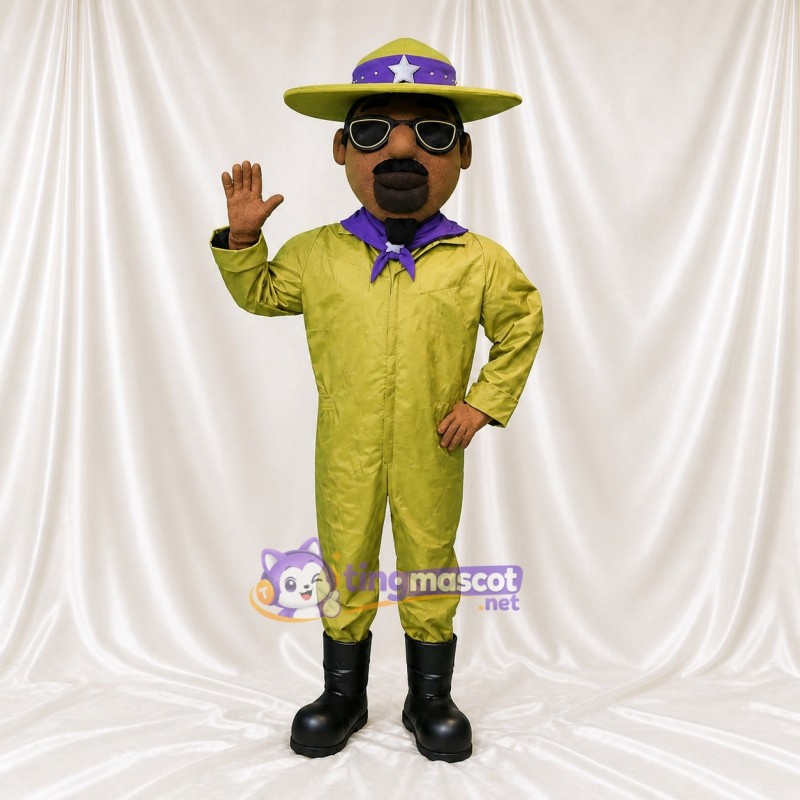 Park Ranger Mascot Costume Full Body for Adults Outdoor Events