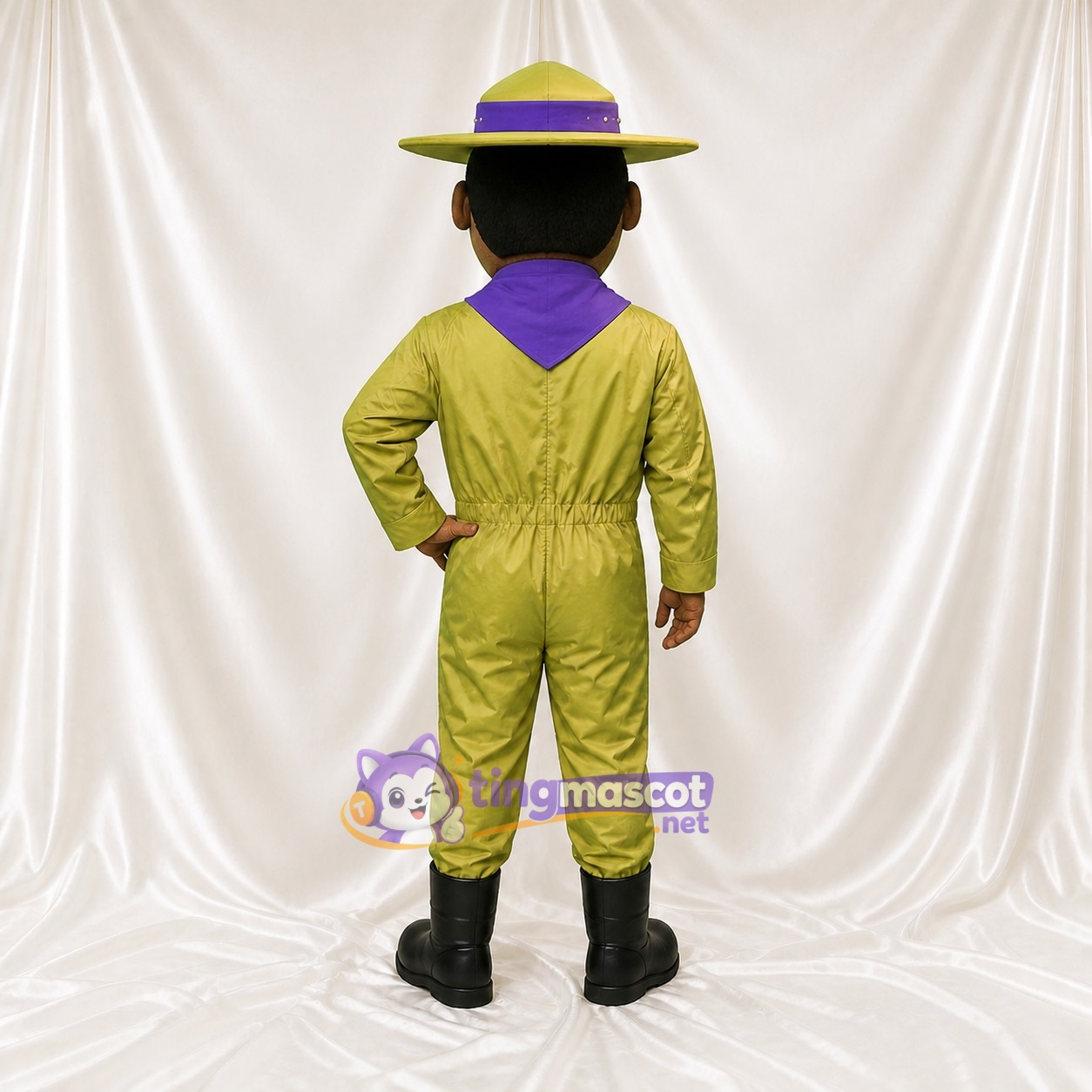 Garde Forestier Costume de mascotte intégral pour adultes Événements en Plein Air Garde Forestier Costume de mascotte intégral pour adultes Événements en Plein Air