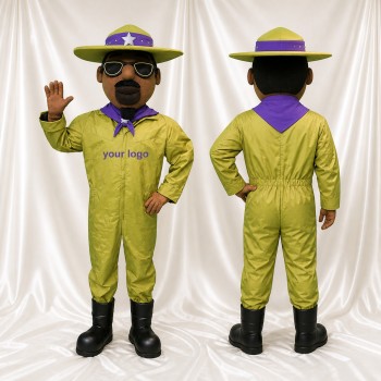 Garde Forestier Costume de mascotte intégral pour adultes Événements en Plein Air