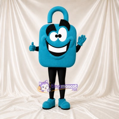Padlock Mascot Costume Full Body for Adults School Events