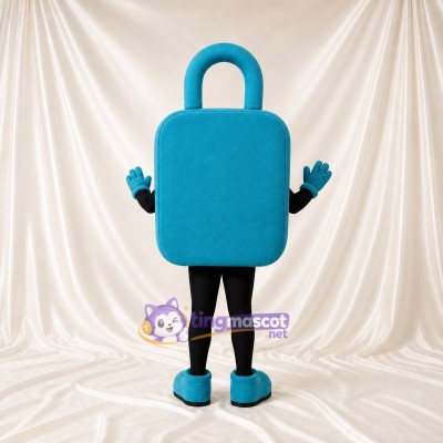Padlock Mascot Costume Full Body for Adults School Events