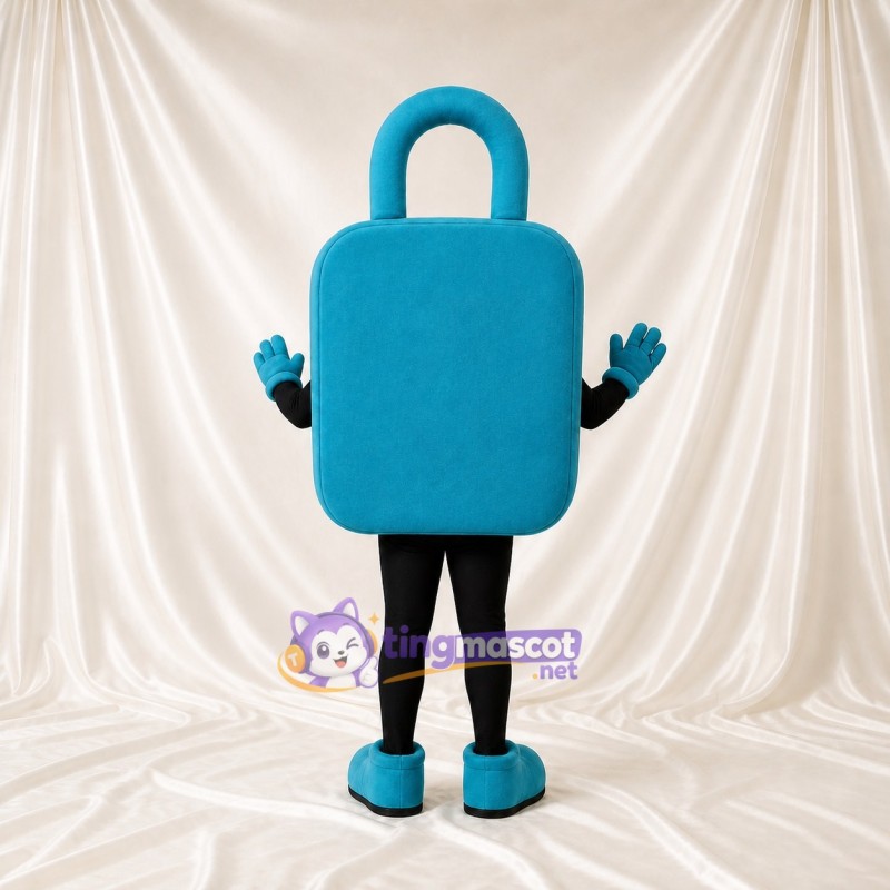 Padlock Mascot Costume Full Body for Adults School Events