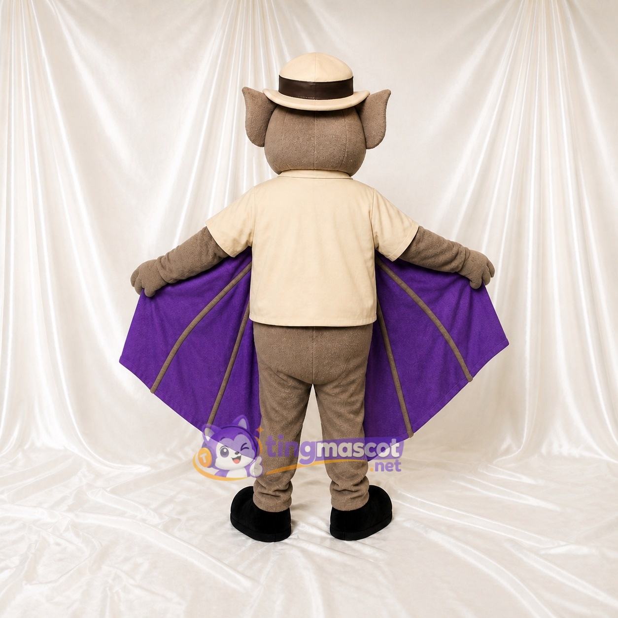 Bat Guide Mascot Costume Full Body for Adults Zoos Bat Guide Mascot Costume Full Body for Adults Zoos