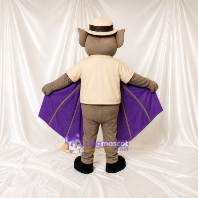 Bat Guide Mascot Costume Full Body for Adults Zoos