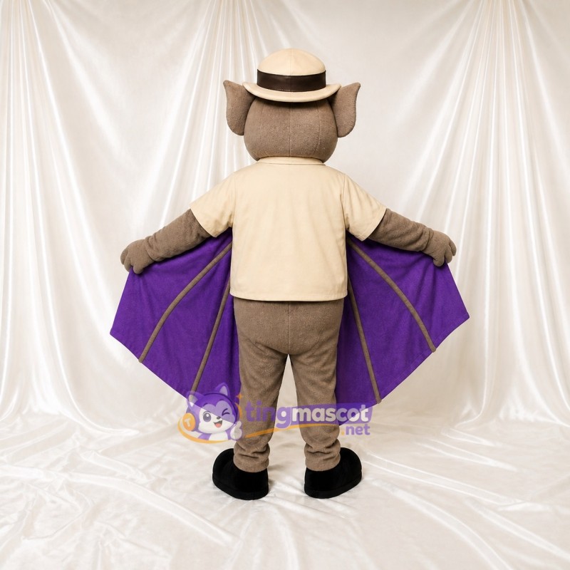 Bat Guide Mascot Costume Full Body for Adults Zoos