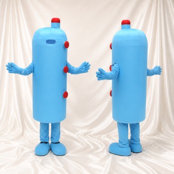 Personnage de dispositif à bouton Costume de mascotte intégral pour adultes Salons professionnels