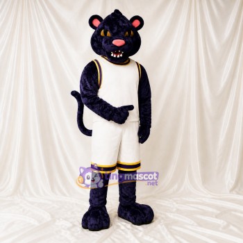Panthère Athlète Costume de mascotte intégral pour adultes Événements sportifs