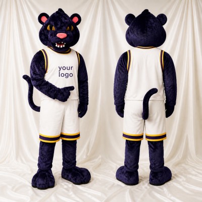 Panthère Athlète Costume de mascotte intégral pour adultes Événements sportifs