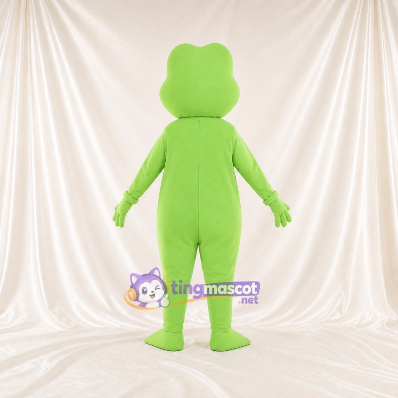 Grenouille verte lime Costume de mascotte intégral pour adultes Événements scolaires