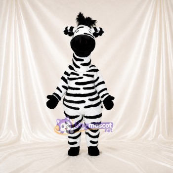 Zebra Mascot Costume Full Body for Adults Zoos