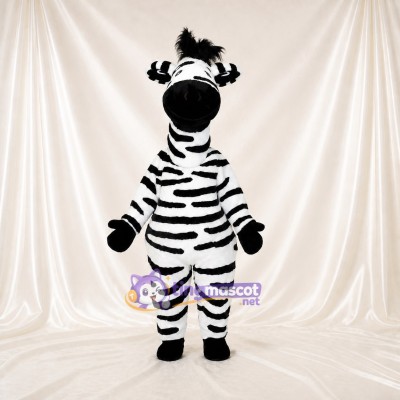 Zebra Mascot Costume Full Body for Adults Zoos