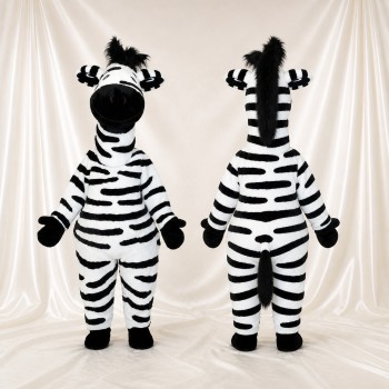 Zebra Mascot Costume Full Body for Adults Zoos